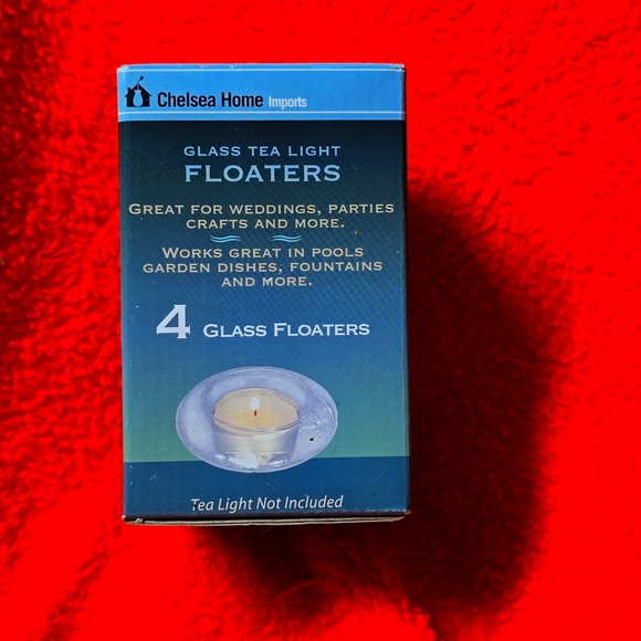Glass Tea Light Floaters - Picture 1 of 4